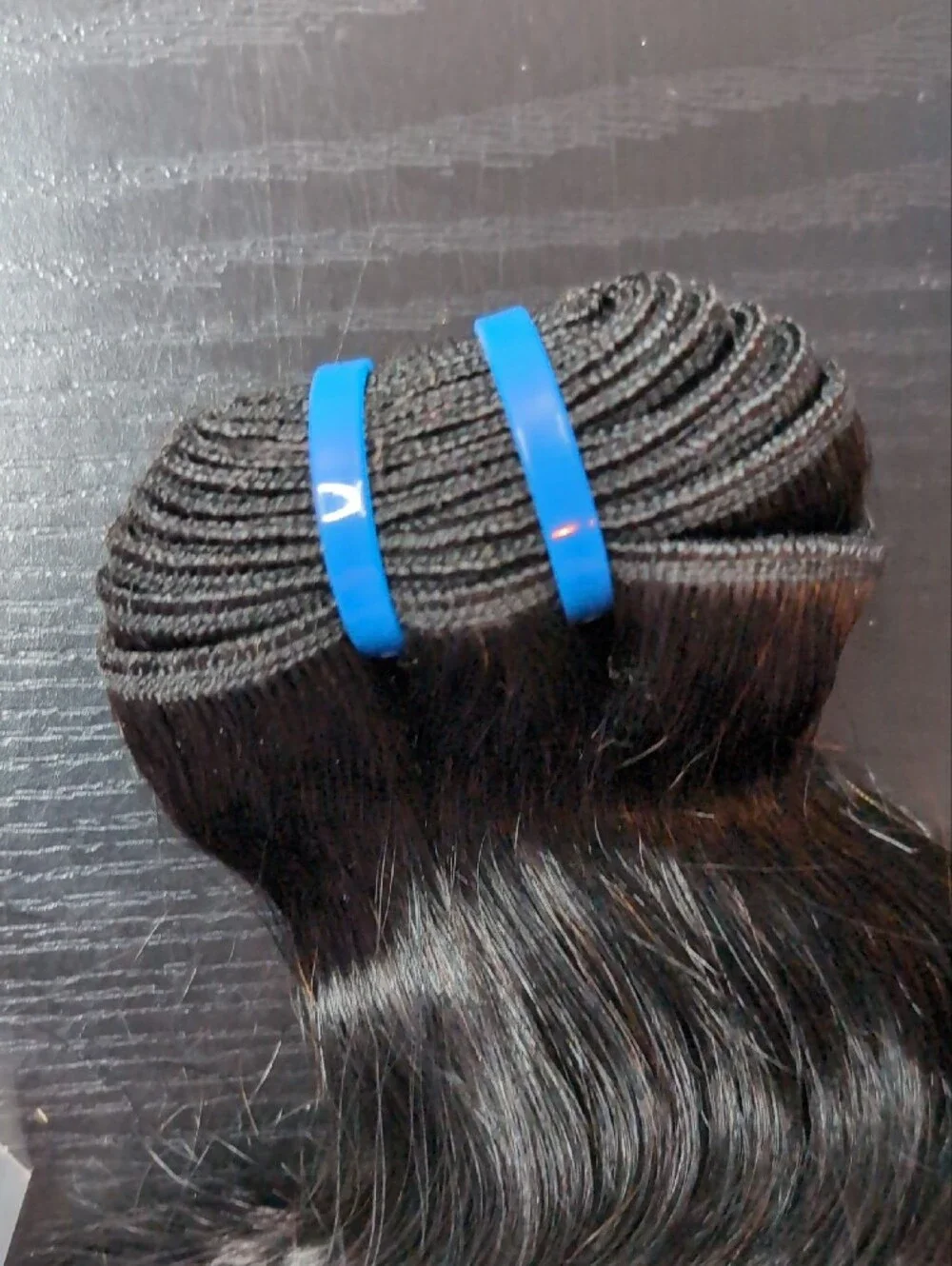 12 In Human Hair Body Wave One Bundle 1B Natural Black Double Weft Quick Weave
